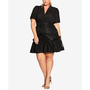 City Chic Womens Trendy Plus Harmony Dress